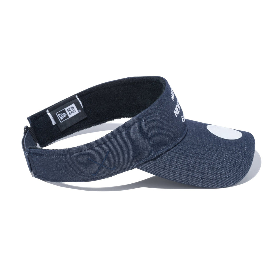 【ゴルフ】 WOMEN'S サンバイザー ロングバイザー Sustainable Fabric インディゴ - 13762902-OSFM | NEW ERA ニューエラ公式オンラインストア