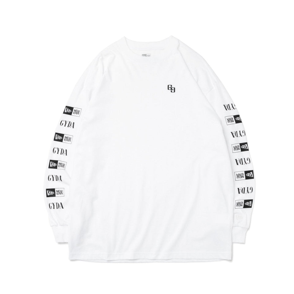 WOMEN'S 長袖 オーバーサイズド コットン Tシャツ GYDA ジェイダ ロゴ ホワイト - 13330816-OSFM | NEW ERA ニューエラ公式オンラインストア