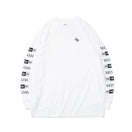 WOMEN'S 長袖 オーバーサイズド コットン Tシャツ GYDA ジェイダ ロゴ ホワイト - 13330816-OSFM | NEW ERA ニューエラ公式オンラインストア