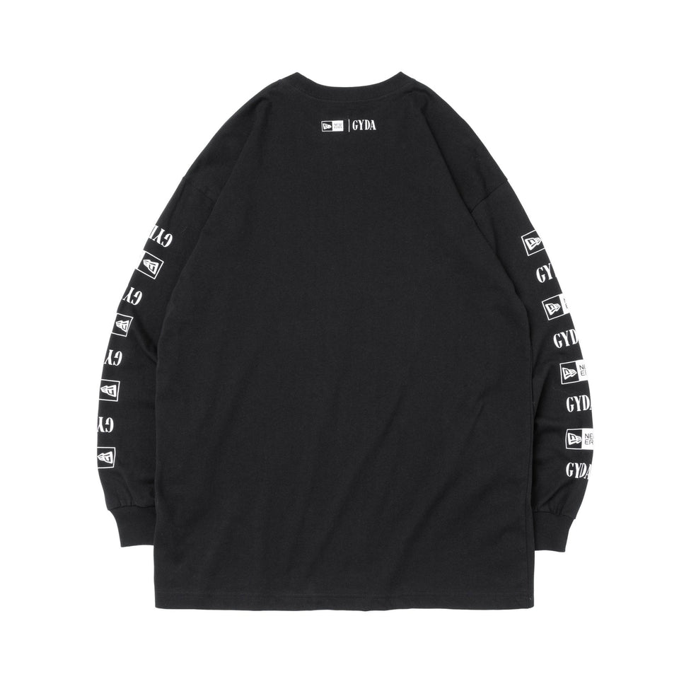 WOMEN'S 長袖 オーバーサイズド コットン Tシャツ GYDA ジェイダ ロゴ ブラック - 13330817-OSFM | NEW ERA ニューエラ公式オンラインストア