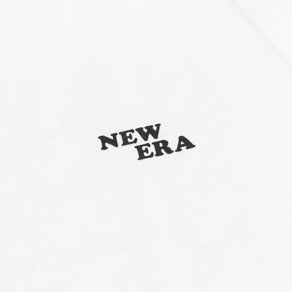 WOMEN'S 長袖 オーバーサイズド コットン Tシャツ NEW ERA ホワイト - 13330815-OSFM | NEW ERA ニューエラ公式オンラインストア