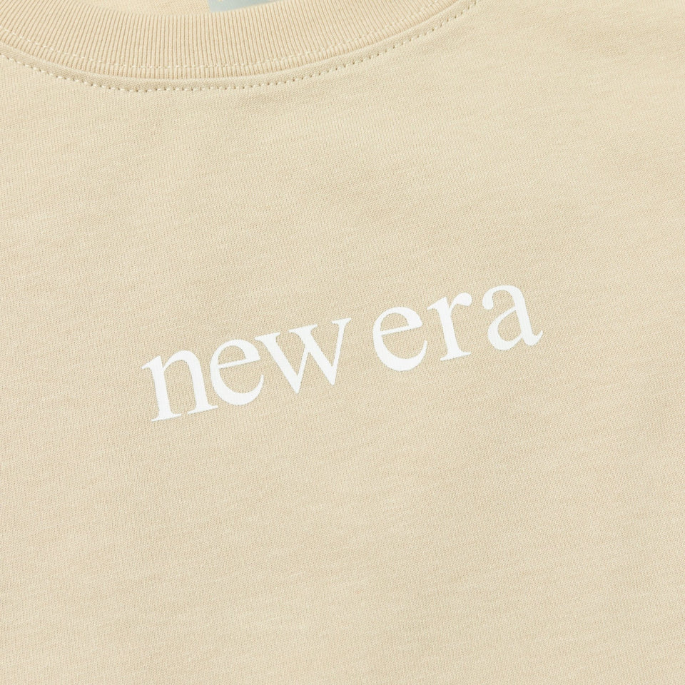 WOMEN'S 半袖 ワイド Tシャツ NEW ERA ロゴ グレージュ - 13516692-OSFM | NEW ERA ニューエラ公式オンラインストア