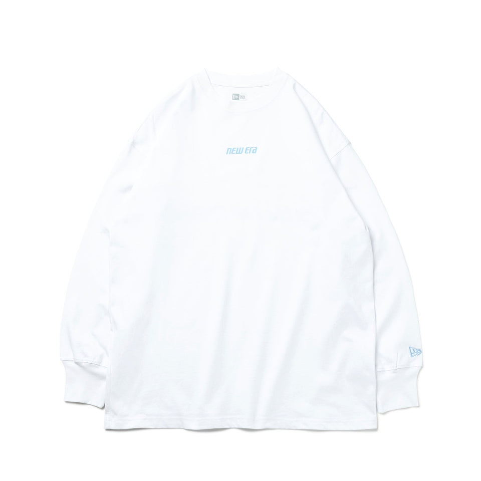 WOMEN'S 長袖 オーバーサイズド コットン Tシャツ Racer Logo ホワイト - 13755281-OSFM | NEW ERA ニューエラ公式オンラインストア