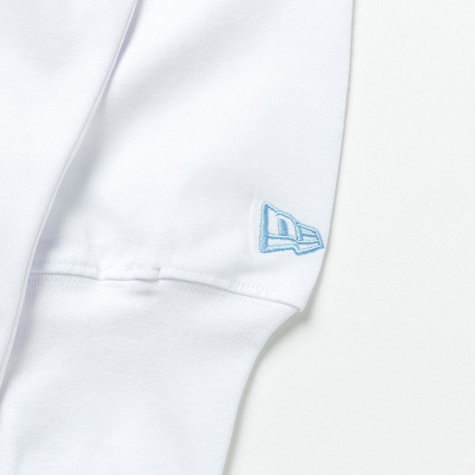 WOMEN'S 長袖 オーバーサイズド コットン Tシャツ Racer Logo ホワイト - 13755281-OSFM | NEW ERA ニューエラ公式オンラインストア