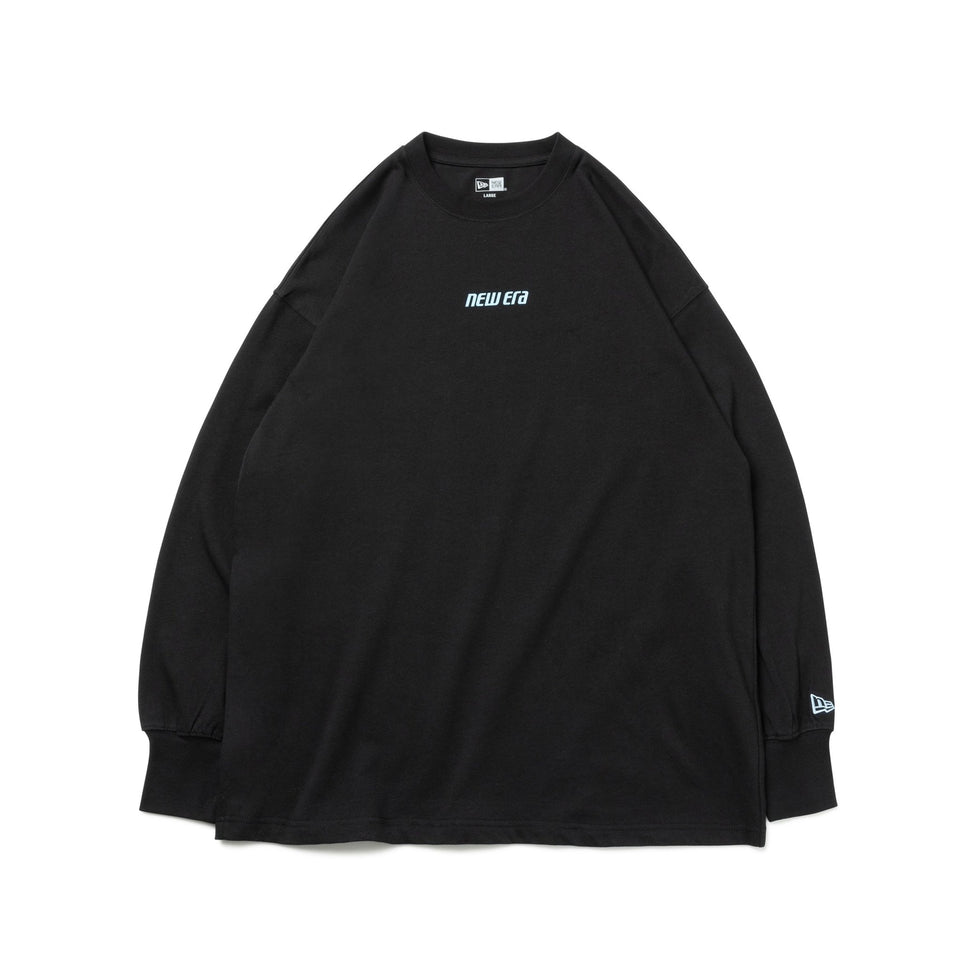 WOMEN'S 長袖 オーバーサイズド コットン Tシャツ Racer Logo ブラック - 13755282-OSFM | NEW ERA ニューエラ公式オンラインストア