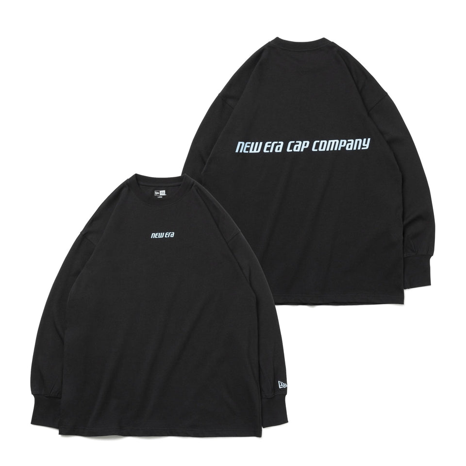 WOMEN'S 長袖 オーバーサイズド コットン Tシャツ Racer Logo ブラック - 13755282-OSFM | NEW ERA ニューエラ公式オンラインストア