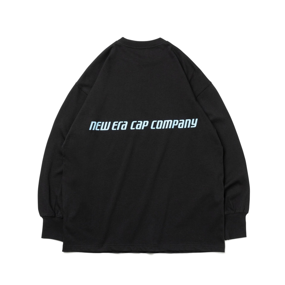 WOMEN'S 長袖 オーバーサイズド コットン Tシャツ Racer Logo ブラック - 13755282-OSFM | NEW ERA ニューエラ公式オンラインストア