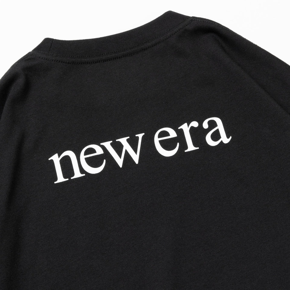 WOMEN'S 長袖 オーバーサイズド コットン Tシャツ Roman Logo ブラック - 13755280-OSFM | NEW ERA ニューエラ公式オンラインストア