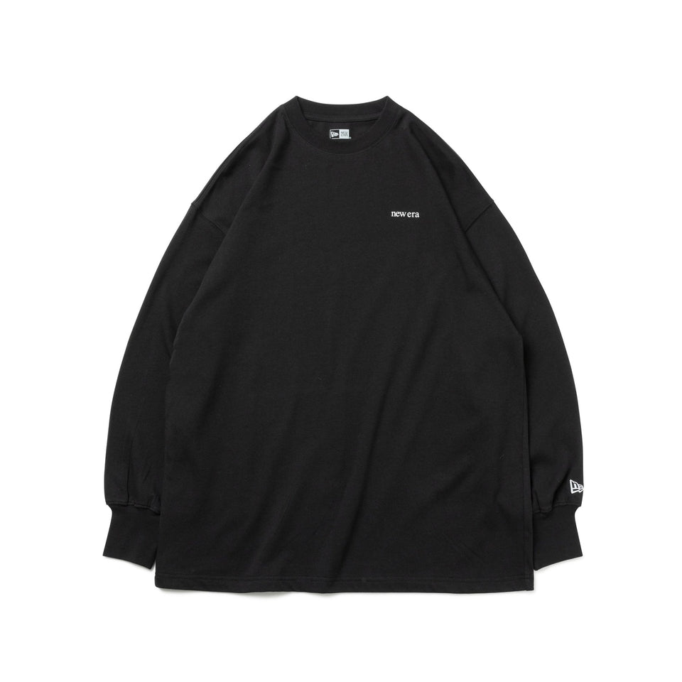 WOMEN'S 長袖 オーバーサイズド コットン Tシャツ Roman Logo ブラック - 13755280-OSFM | NEW ERA ニューエラ公式オンラインストア