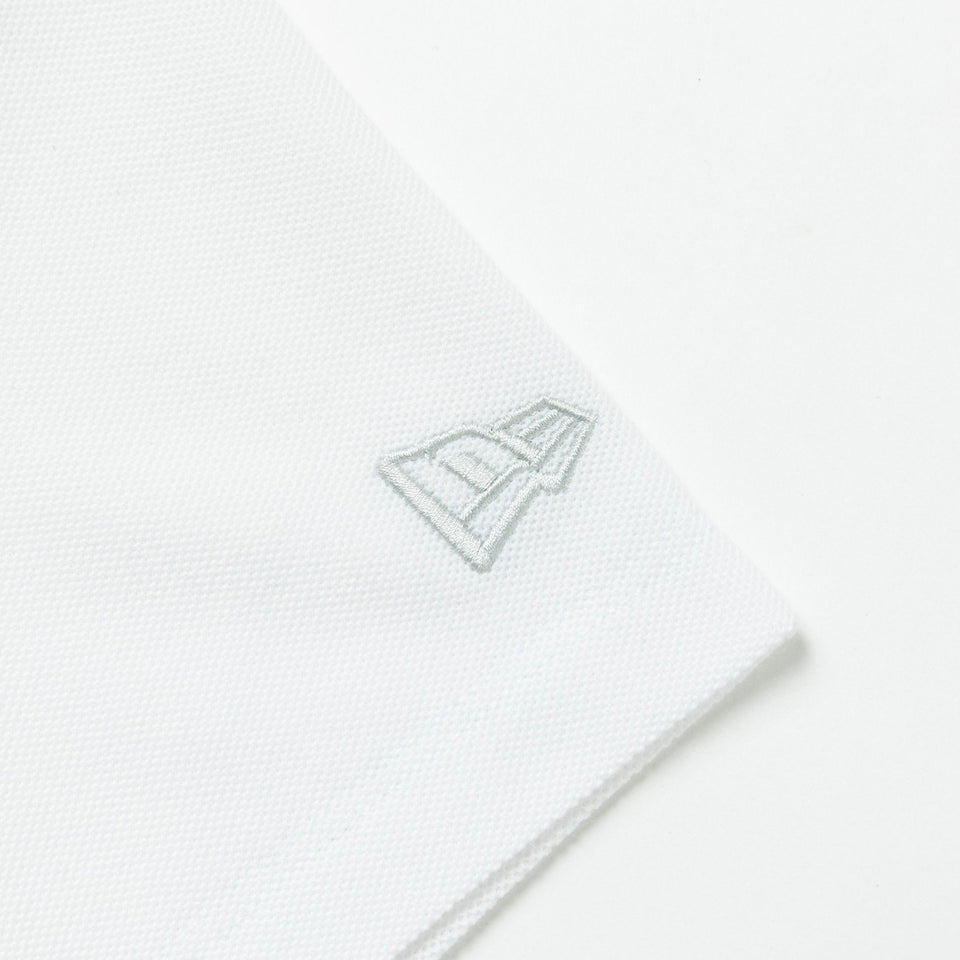 【ゴルフ】 Women's 半袖 鹿の子 ポロシャツ Vertical Logo ホワイト - 14108994-S | NEW ERA ニューエラ公式オンラインストア