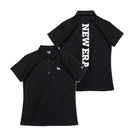 【ゴルフ】 Women's 半袖 鹿の子 ポロシャツ Vertical Logo ブラック - 14108996-S | NEW ERA ニューエラ公式オンラインストア