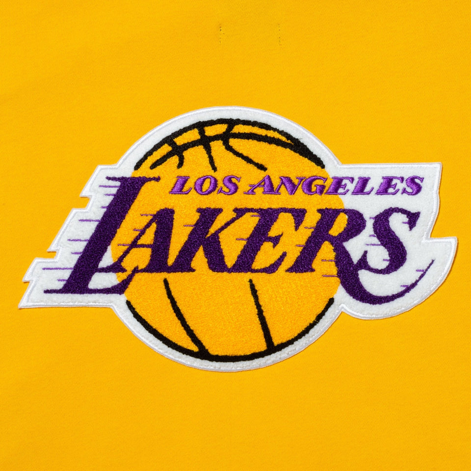 裏毛 スウェット プルオーバーフーディー XLARGE x NBA ロサンゼルス・レイカーズ イエロー - 13113329-S | NEW ERA ニューエラ公式オンラインストア