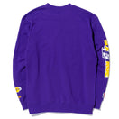 裏毛 スウェット クルーネック XLARGE x NBA ロサンゼルス・レイカーズ パープル - 13113333-S | NEW ERA ニューエラ公式オンラインストア