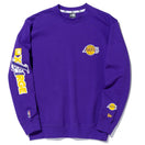 裏毛 スウェット クルーネック XLARGE x NBA ロサンゼルス・レイカーズ パープル - 13113333-S | NEW ERA ニューエラ公式オンラインストア