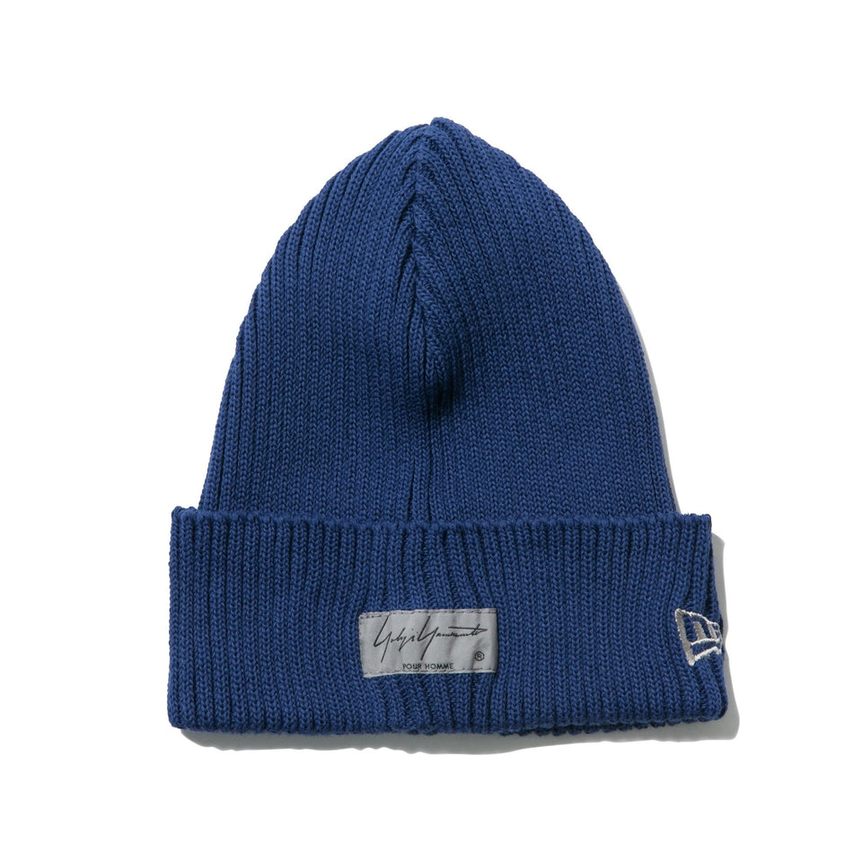 ミリタリーカフニット Yohji Yamamoto トラベルシリーズ COOLMAX シグネチャーロゴ ブルー - 12486443-OSFA | NEW ERA ニューエラ公式オンラインストア