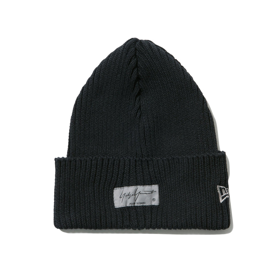 ミリタリーカフニット Yohji Yamamoto トラベルシリーズ COOLMAX シグネチャーロゴ ブラック - 12486444-OSFA | NEW ERA ニューエラ公式オンラインストア