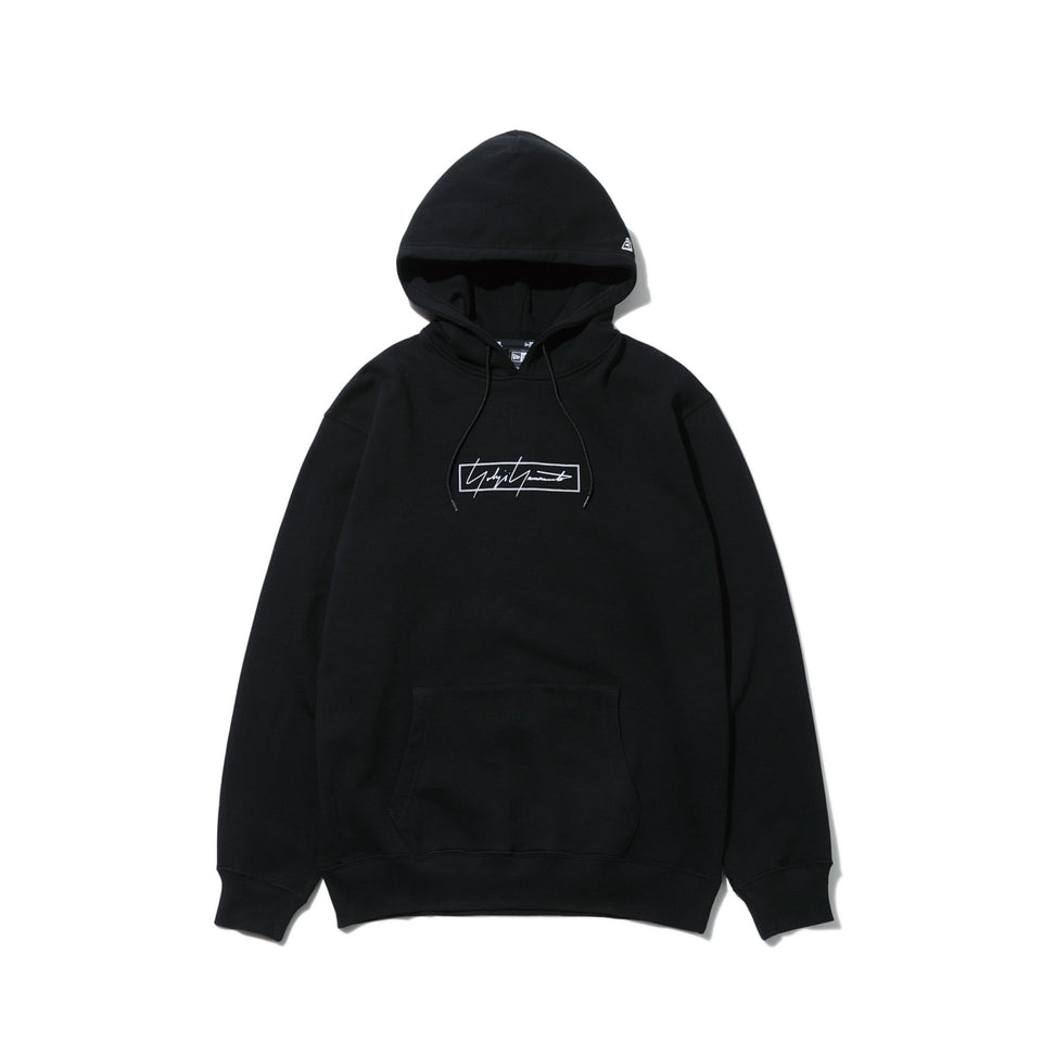 裏毛 プルオーバーフーディー Yohji Yamamoto FW21 ボックスロゴ ブラック - 12863225-S | NEW ERA ニューエラ公式オンラインストア