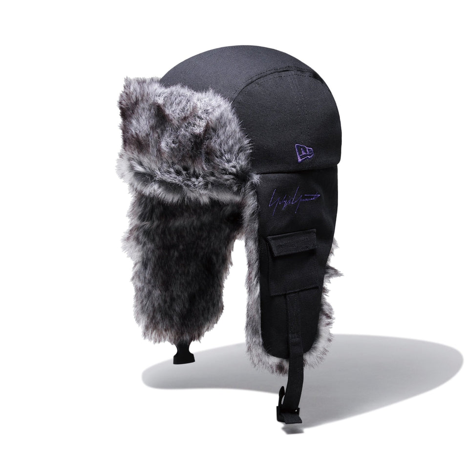 トラッパー Yohji Yamamoto FW21 ダックキャンバス レザーパッチ ブラック - 12863239-M | NEW ERA ニューエラ公式オンラインストア