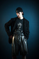 カフニット ショート Yohji Yamamoto FW21 ワッフル レザーパッチ ブラック - 12863243-OSFM | NEW ERA ニューエラ公式オンラインストア