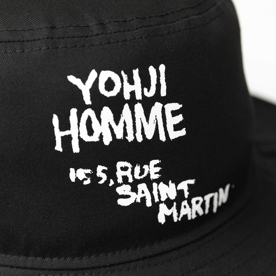 アドベンチャー ワイドブリム Yohji Yamamoto FW22 ハンドペイントロゴ ブラック - 13330786-SM | NEW ERA ニューエラ公式オンラインストア