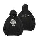 裏毛 コットン スウェット プルオーバーフーディ Yohji Yamamoto SS23 アドレスロゴ ブラック - 13372253-S | NEW ERA ニューエラ公式オンラインストア