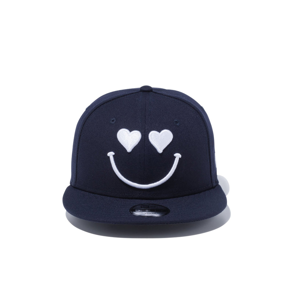 Youth 9FIFTY スマイル ネイビー × スノーホワイト - 12362188-OSFA | NEW ERA ニューエラ公式オンラインストア