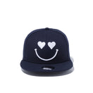 Youth 9FIFTY スマイル ネイビー × スノーホワイト - 12362188-OSFA | NEW ERA ニューエラ公式オンラインストア
