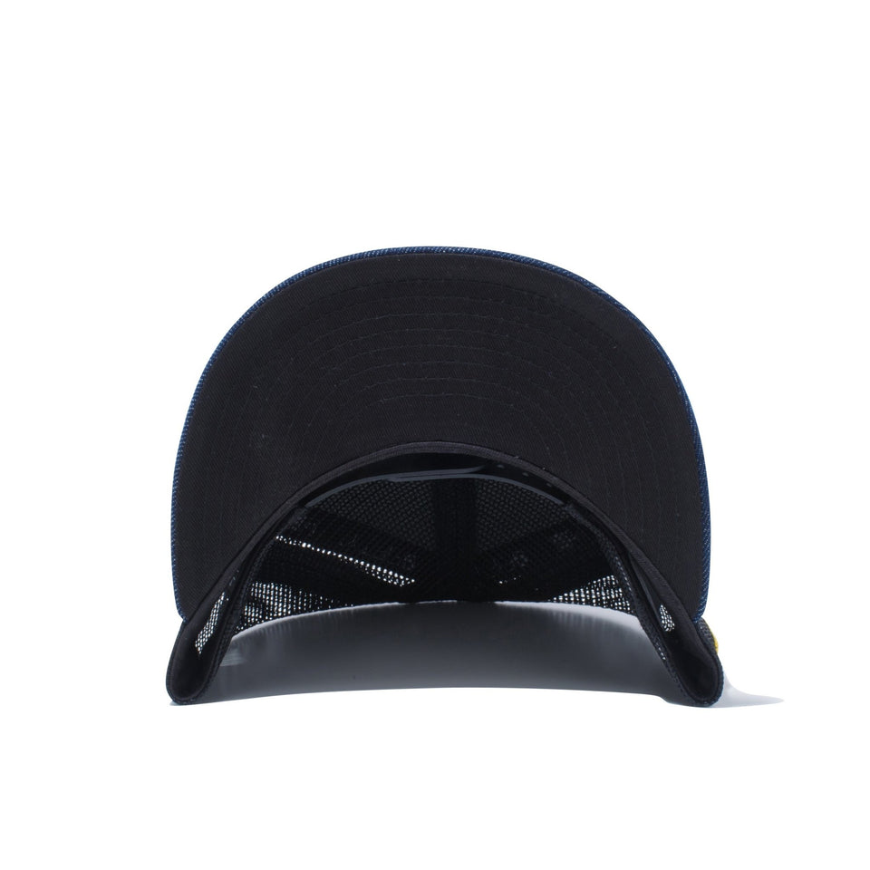 Youth 9FIFTY トラッカー デニム ウーブンパッチ インディゴデニム - 12540962-YTH | NEW ERA ニューエラ公式オンラインストア