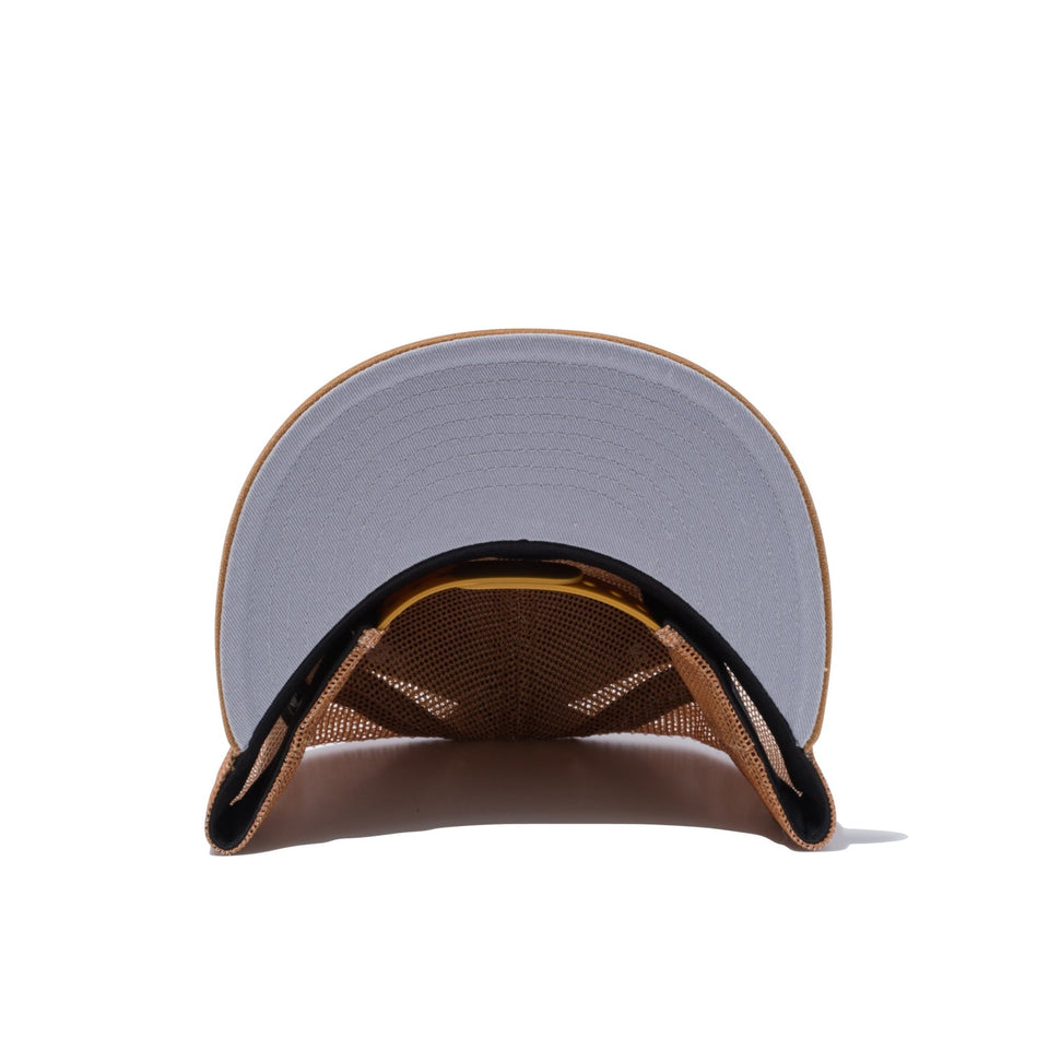 Youth 9FIFTY トラッカー ダックキャンバス レザーパッチ タン - 12540963-YTH | NEW ERA ニューエラ公式オンラインストア