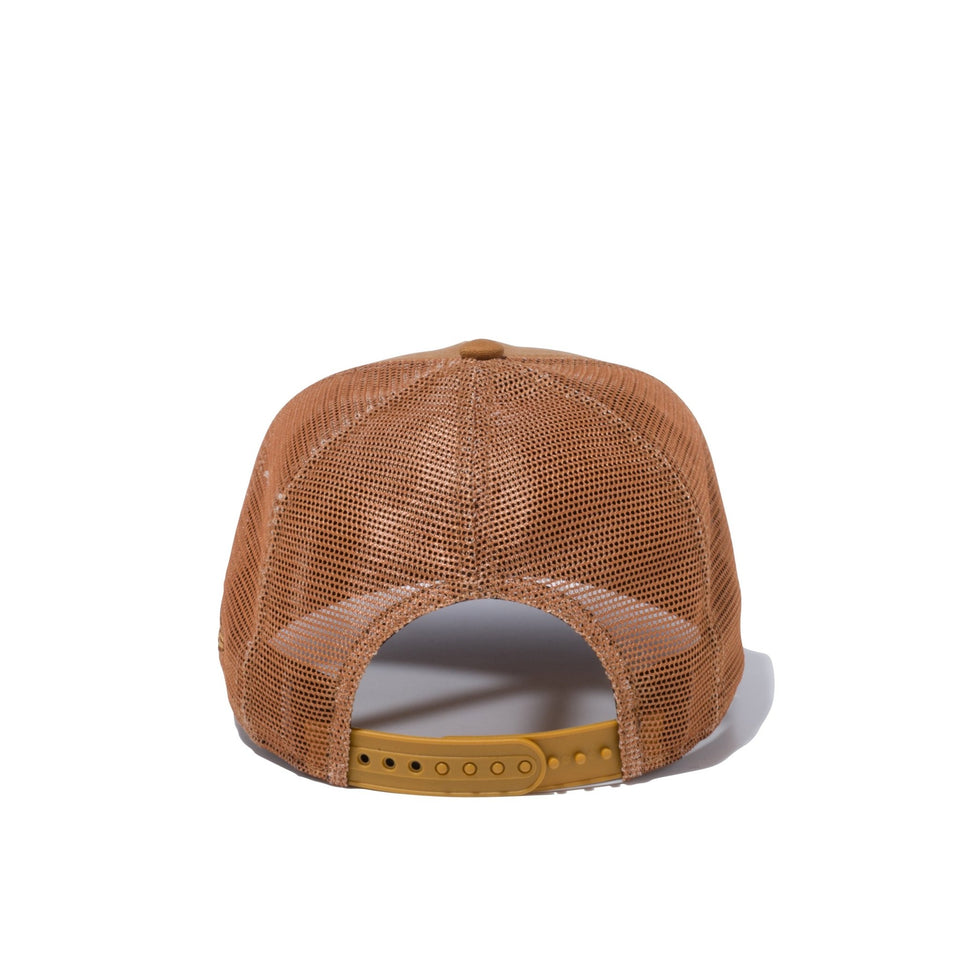 Youth 9FIFTY トラッカー ダックキャンバス レザーパッチ タン - 12540963-YTH | NEW ERA ニューエラ公式オンラインストア