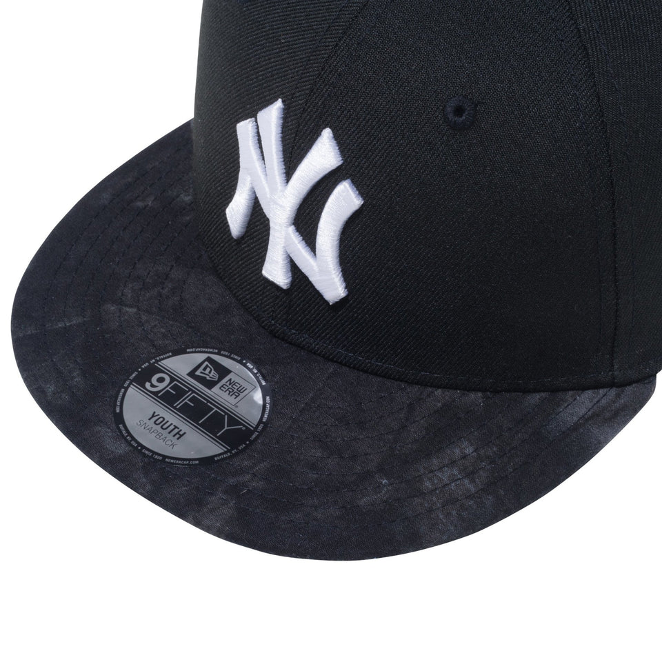 Youth 9FIFTY ニューヨーク・ヤンキース ブラック / ナイトツリーカモ - 12540979-YTH | NEW ERA ニューエラ公式オンラインストア