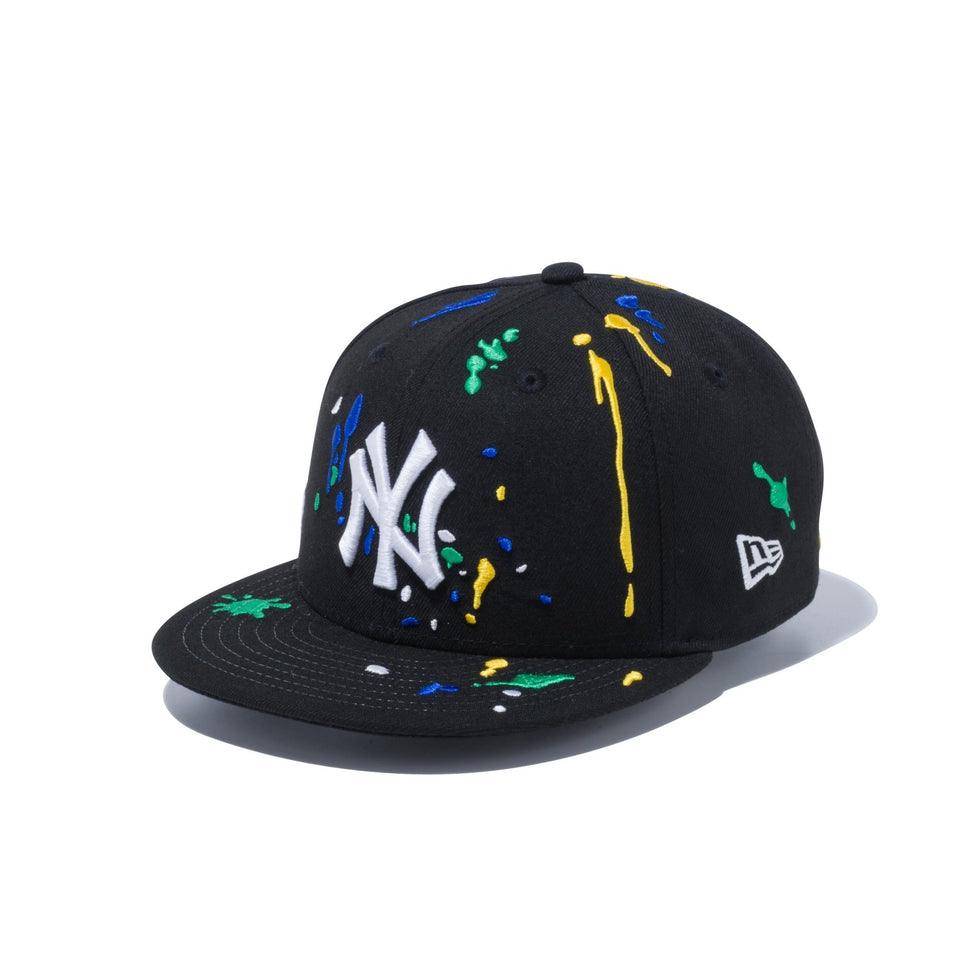 Youth 9FIFTY ニューヨーク・ヤンキース スプラッシュエンブロイダリー ブラック - 12540981-YTH | NEW ERA ニューエラ公式オンラインストア