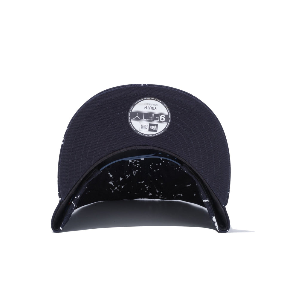 Youth 9FIFTY ニューヨーク・ヤンキース スプラッシュペイント ネイビー - 12540983-YTH | NEW ERA ニューエラ公式オンラインストア