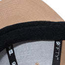 Youth 9FIFTY ストレッチスナップ カレッジロゴ カーキ × スノーホワイト/フィールドグリーン - 13517613-YTH | NEW ERA ニューエラ公式オンラインストア