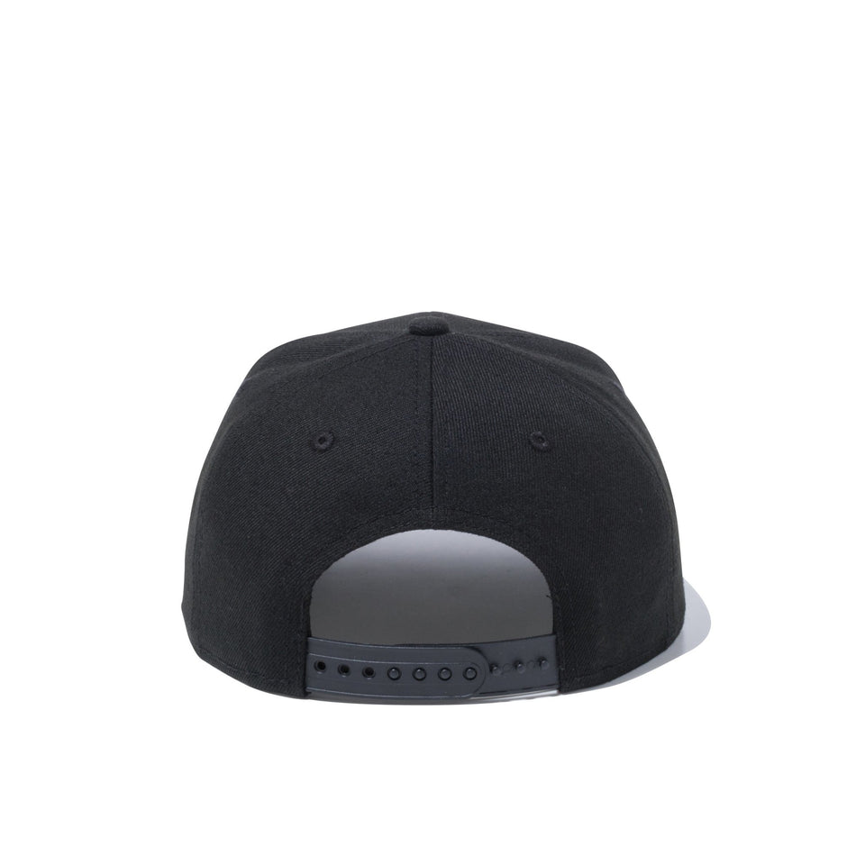 Youth 9FIFTY フラッグロゴ ブラック × ホワイト - 13565787-YTH | NEW ERA ニューエラ公式オンラインストア