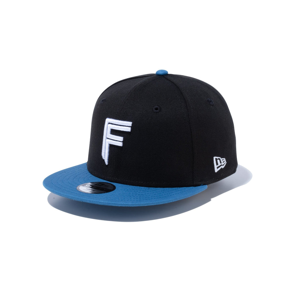 Youth 9FIFTY 北海道日本ハムファイターズ ブラック ブルーバイザー - 13710741-OSFM | NEW ERA ニューエラ公式オンラインストア