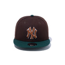 Youth 9FIFTY Beef and Broccoli ニューヨーク・ヤンキース バーントウッド ダークグリーンバイザー - 13762761-YTH | NEW ERA ニューエラ公式オンラインストア