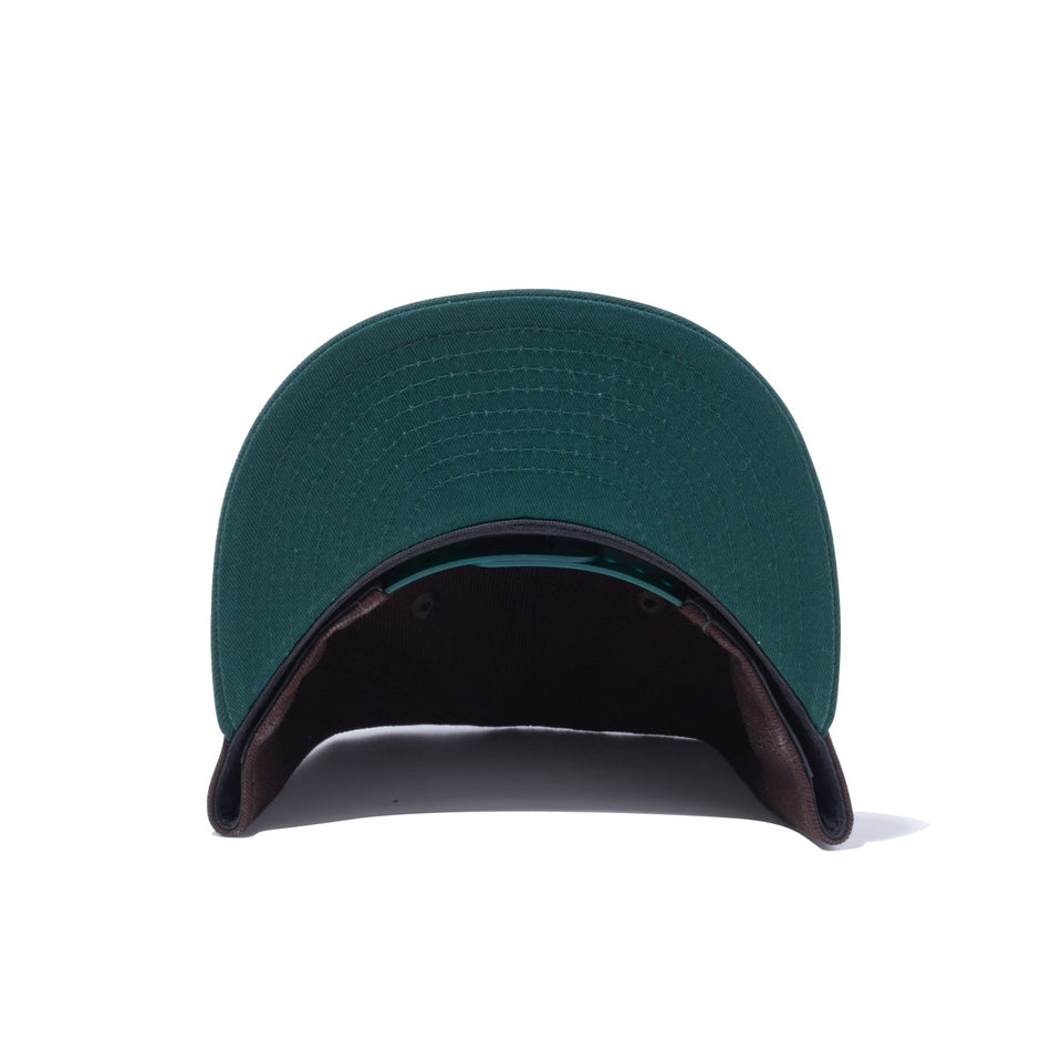 Youth 9FIFTY Beef and Broccoli ニューヨーク・ヤンキース バーントウッド ダークグリーンバイザー - 13762761-YTH | NEW ERA ニューエラ公式オンラインストア