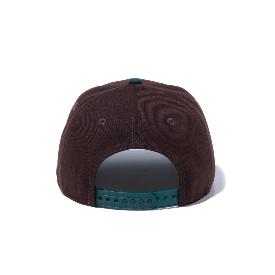 Youth 9FIFTY Beef and Broccoli ニューヨーク・ヤンキース バーントウッド ダークグリーンバイザー - 13762761-YTH | NEW ERA ニューエラ公式オンラインストア