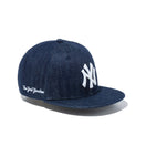 Youth 9FIFTY Denim ニューヨーク・ヤンキース インディゴデニム × スノーホワイト - 13517632-YTH | NEW ERA ニューエラ公式オンラインストア
