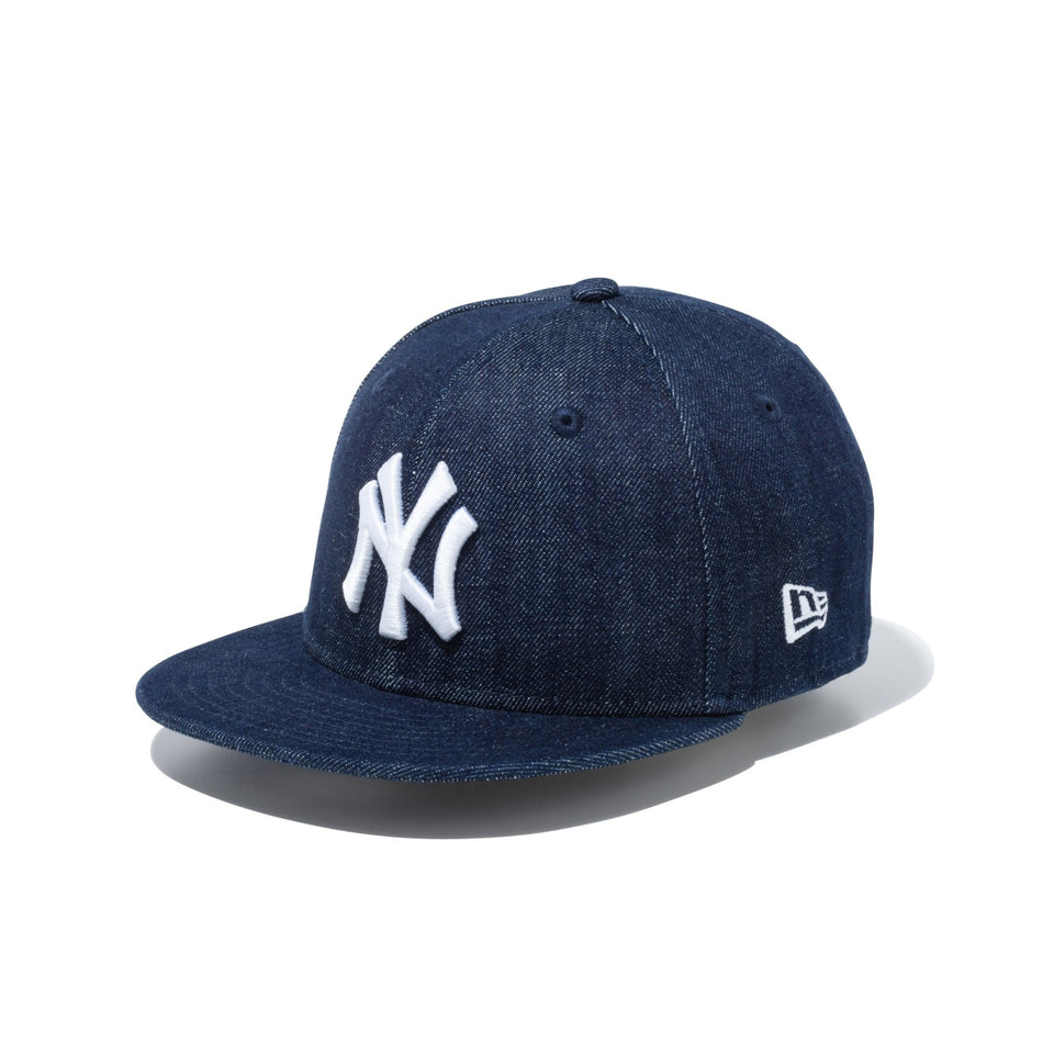 Youth 9FIFTY Denim ニューヨーク・ヤンキース インディゴデニム × スノーホワイト - 13517632-YTH | NEW ERA ニューエラ公式オンラインストア