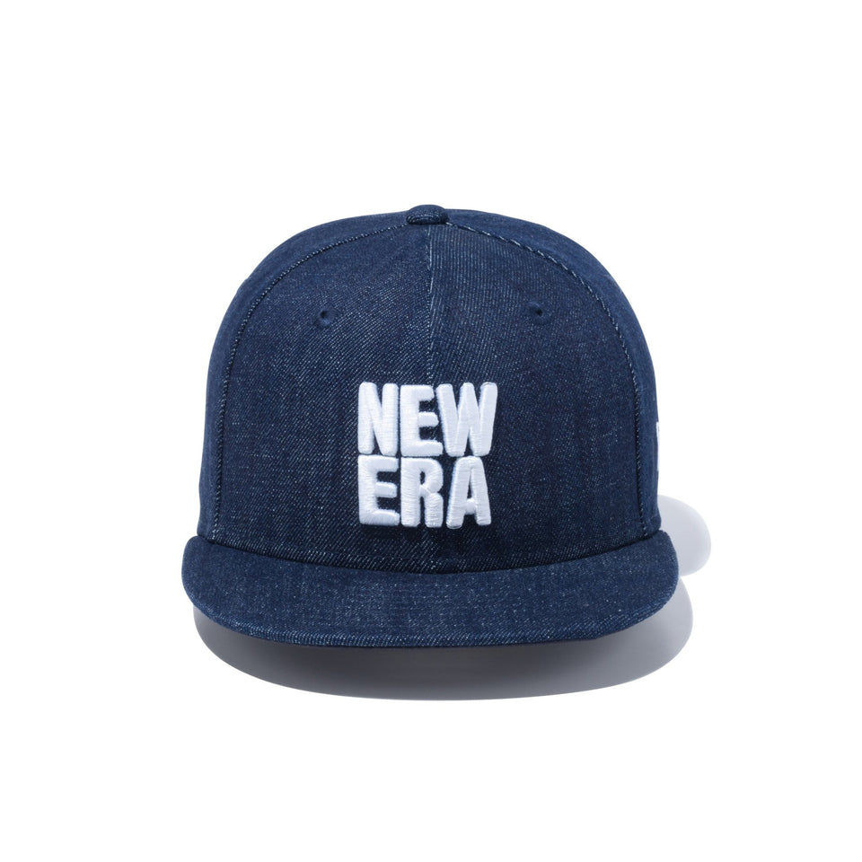 ニューエラー 9FIFTY Denim スクエアロゴ インディゴデニム