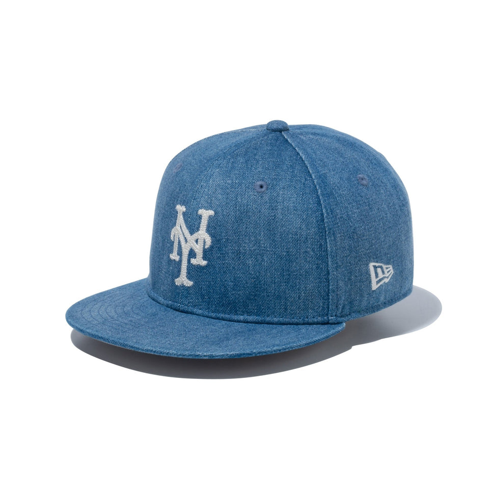 Youth 9FIFTY Denim ニューヨーク・メッツ Subway Series ウォッシュドデニム - 14111887-YTH | NEW ERA ニューエラ公式オンラインストア