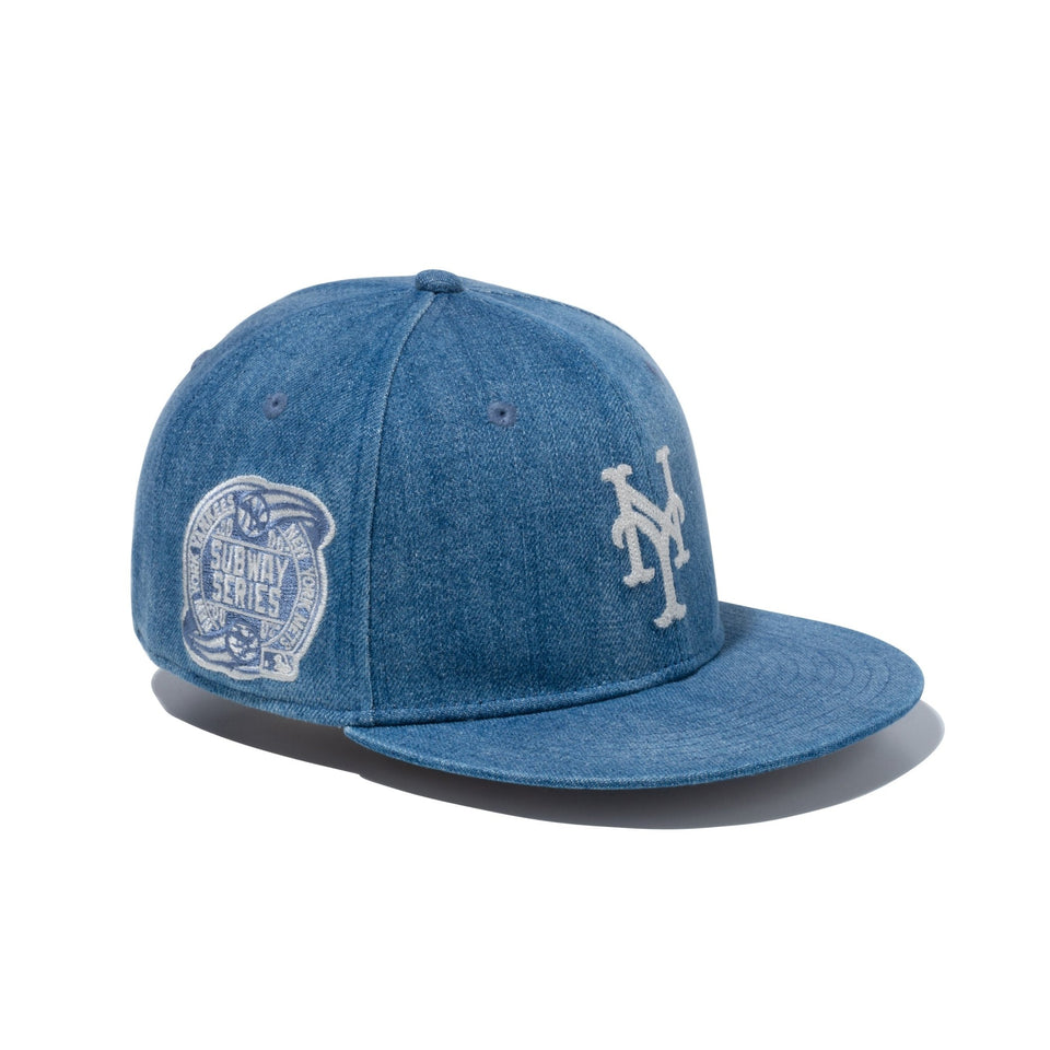 Youth 9FIFTY Denim ニューヨーク・メッツ Subway Series ウォッシュドデニム - 14111887-YTH | NEW ERA ニューエラ公式オンラインストア