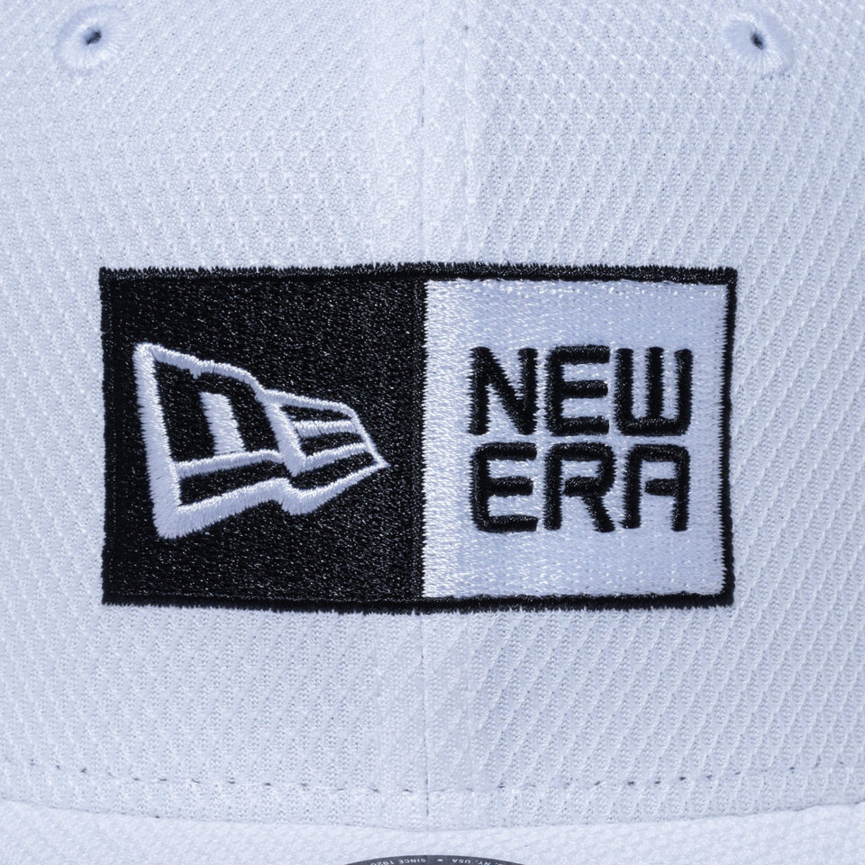 Youth 9FIFTY Diamond Era ボックスロゴ ホワイト サンドイッチバイザー - 13517652-YTH | NEW ERA ニューエラ公式オンラインストア