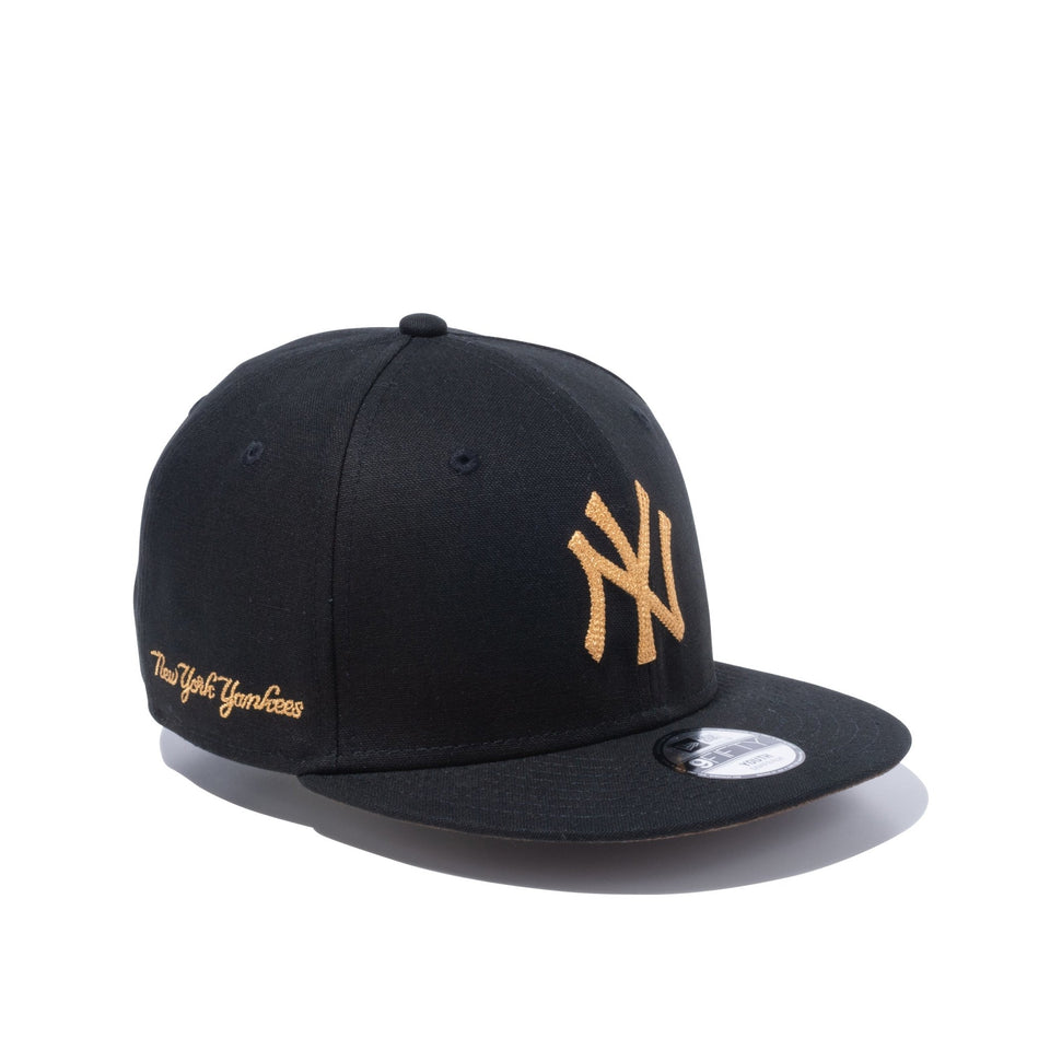 Youth 9FIFTY Duck Canvas ダックキャンバス ニューヨーク・ヤンキース ブラック - 13327493-YTH | NEW ERA ニューエラ公式オンラインストア