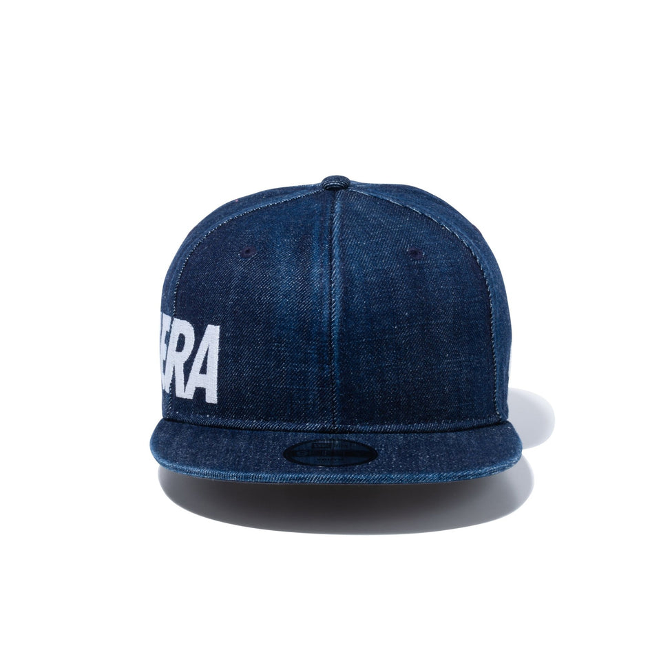 Youth 9FIFTY Essential エッセンシャルロゴ ウォッシュドデニム × スノーホワイト - 13517647-YTH | NEW ERA ニューエラ公式オンラインストア