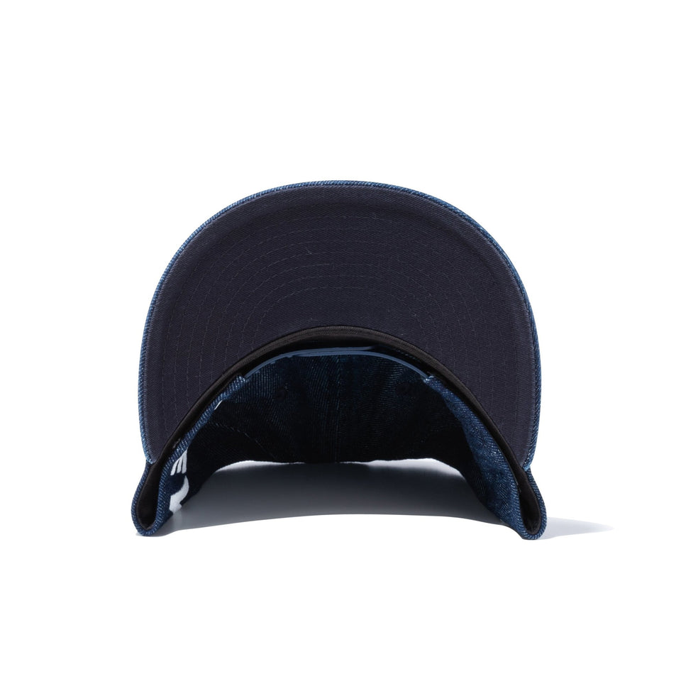 Youth 9FIFTY Essential エッセンシャルロゴ ウォッシュドデニム × スノーホワイト - 13517647-YTH | NEW ERA ニューエラ公式オンラインストア