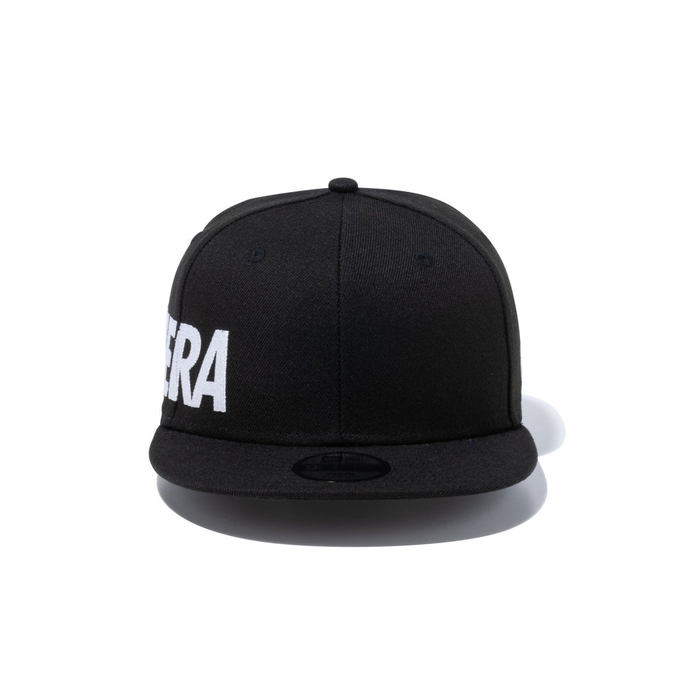 Youth 9FIFTY Essential エッセンシャルロゴ ブラック × スノーホワイト - 13551360-YTH | NEW ERA ニューエラ公式オンラインストア