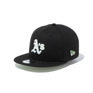 Youth 9FIFTY Gelato オークランド・アスレチックス ブラック ライトグリーンバイザー - 13517619-YTH | NEW ERA ニューエラ公式オンラインストア